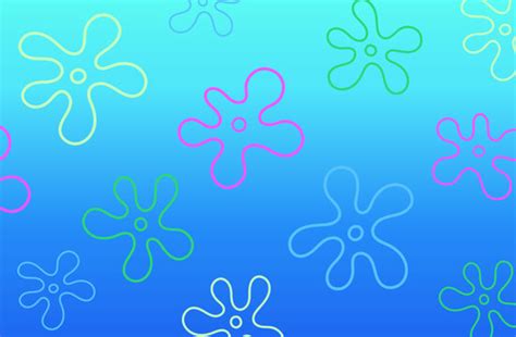 Spongebob Squarepants Flower Background