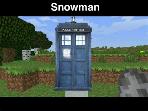 Doctor Who Mod Minecraft - scenebaldcircle