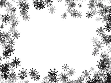 Snowflake Border Transparent