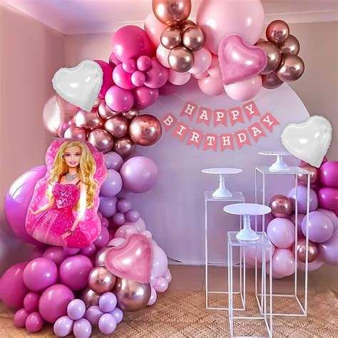 Top 66+ barbie theme balloon decoration best - vova.edu.vn