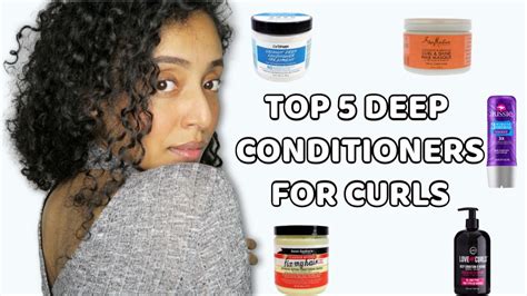 MY TOP 5 BEST DEEP CONDITIONERS FOR CURLY HAIR - YouTube