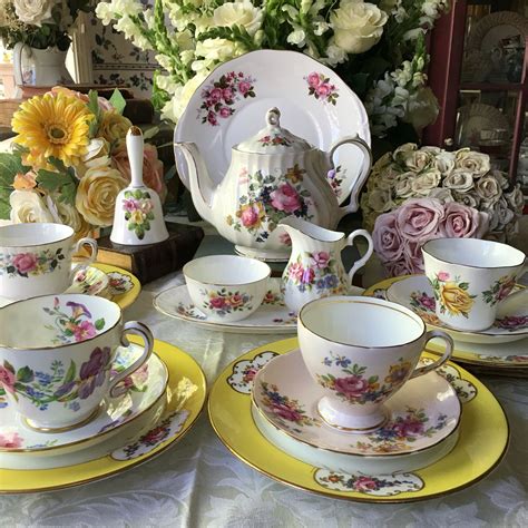 Gorgeous English Tea Set for 4 Complete English Tea Set 17 | Etsy ...