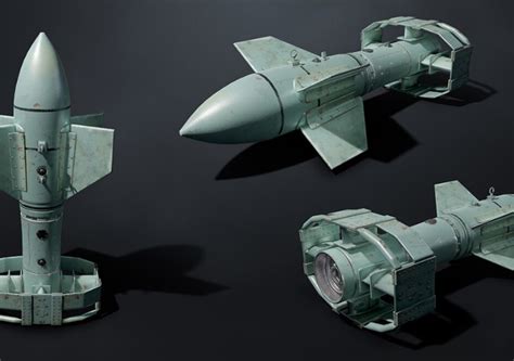 Fritz X Guided Bomb | CGTrader