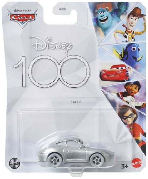 Disney Pixar Cars Disney 100 Metal Sally 155 Diecast Car Mattel Toys ...