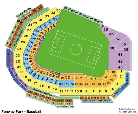 Fenway Park Seating Chart | Seating Charts & Tickets