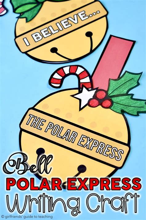 Polar Express Bell Craft | Christmas Holiday Writing Prompts | Holiday ...