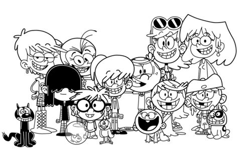 Pin on the Loud House Coloring Pages