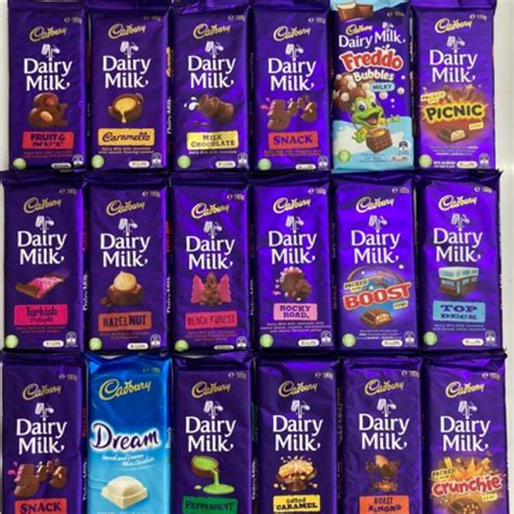 Cadbury Dairy Milk Chocolate Bar 180gm Made In Australia 🇦🇺 | Shopee ...