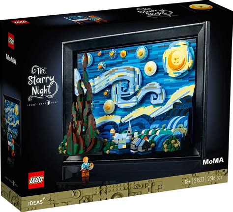 LEGO Gives Van Gogh's Starry Night a Three-Dimensional Spin