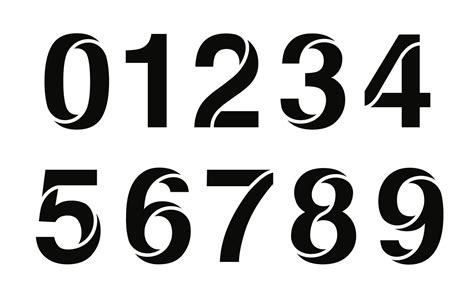 Numbers Typography: A Creative Exploration in Type Design