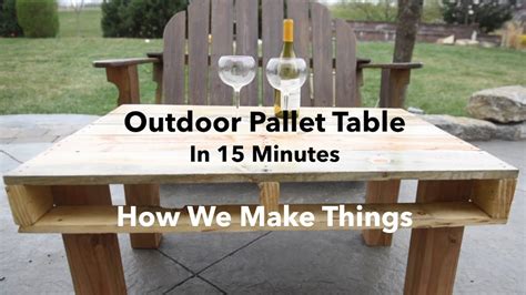 Pallet Furniture Outdoor Table | Awesome Home