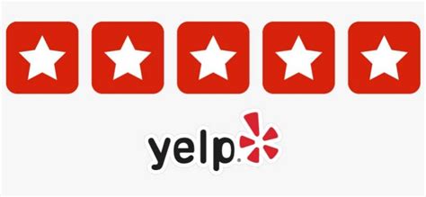 Yelp Logo 5 Stars PNG Image | Transparent PNG Free Download on SeekPNG