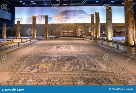 Zeugma Mosaic Museum in Gaziantep, Turkey Editorial Photo - Image of ...