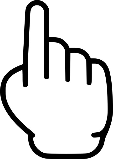 Pointing Finger Icon at Vectorified.com | Collection of Pointing Finger ...