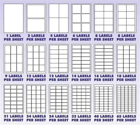 12 Labels Per Sheet Template Word