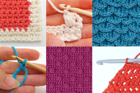 Your complete library of crochet stitches - Gathered