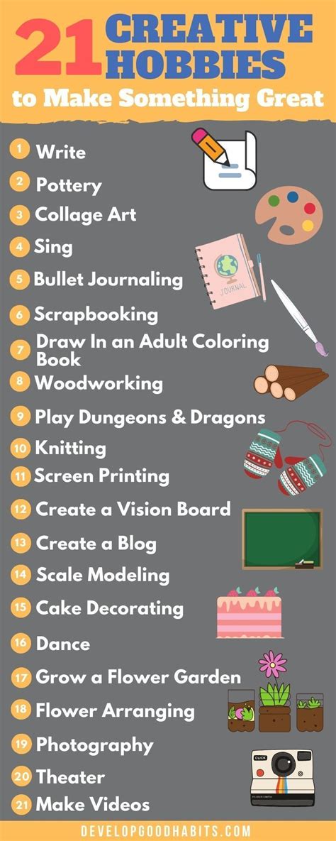 Discover 21 Engaging Hobbies to Unleash Your Creativity