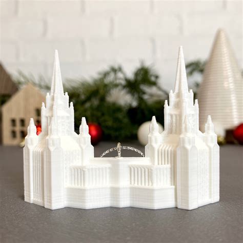 San Diego California Temple Christmas Tree Ornament Church - Etsy