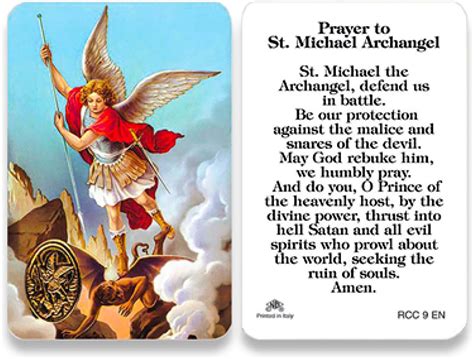 Amazon.com: HlpiAMok HOMIEBUDS HLXFF3 St. Michael the Archangel Prayer ...