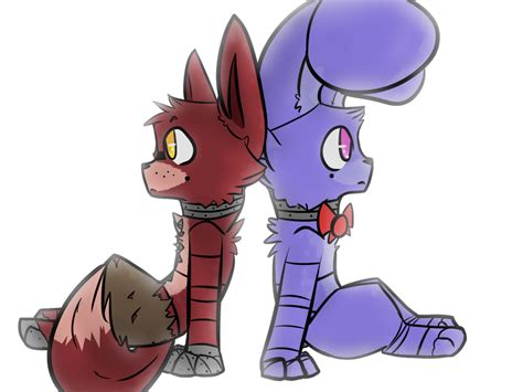 foxy and bonnie by IIexie on DeviantArt