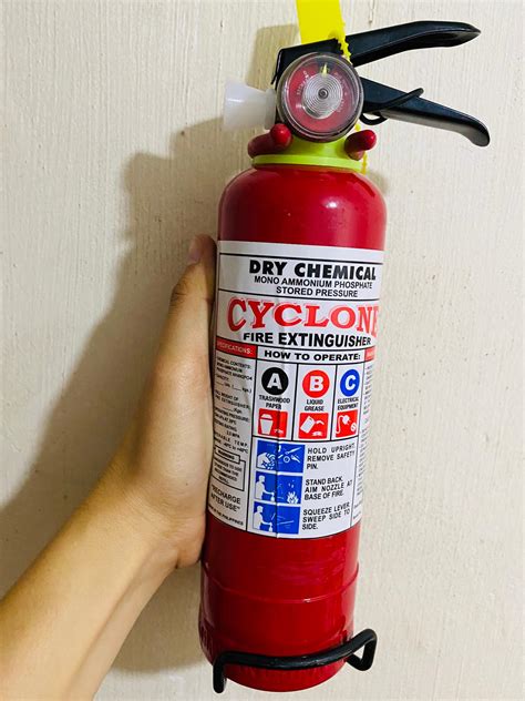 Fire Extinguisher ABC 1LB Dry Chemical 1 lb Portable Car CYCLONE Brand ...