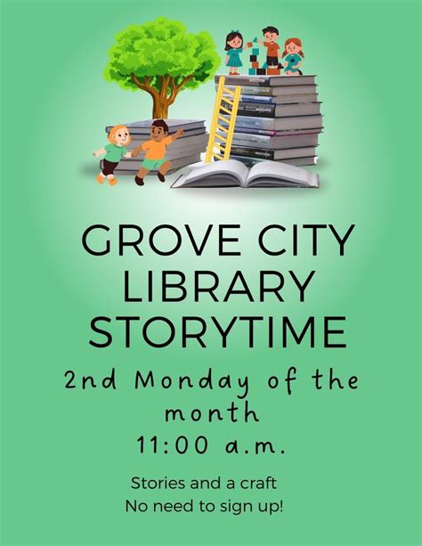 Grove City Library Storytime, Grove City Public Library - MN, March 11 ...