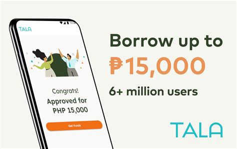 Tala App Philippines | Online Loans up to ₱25,000 in 10 Mins