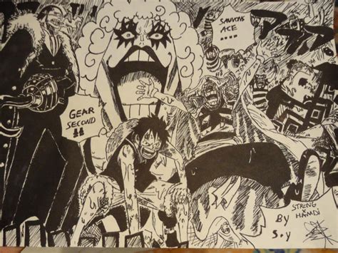 One piece Marineford arc by OussamaluffyX on DeviantArt