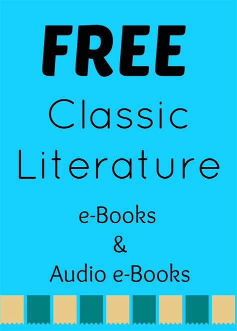 FREE Classic Literature eBooks & Audio Books