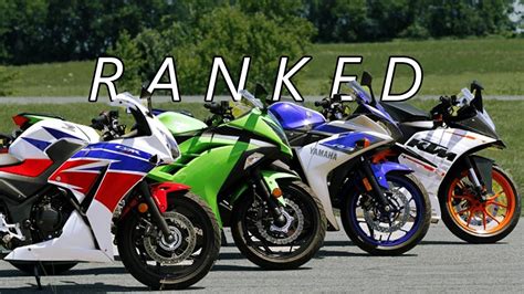 The 7 Best Sportbikes Under 400cc's You Can Buy New - YouTube