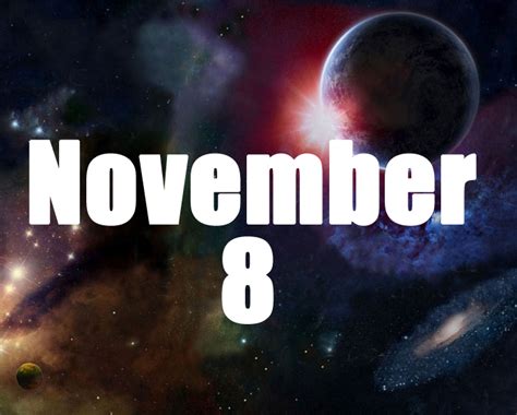 November 8 Birthday horoscope - zodiac sign for November 8th