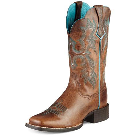 Ariat 11 Tombstone Cowboy Boots, Brown - 532654, Cowboy & Western Boots