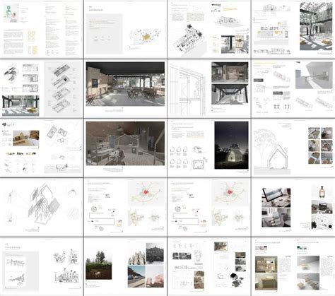 Understanding Architecture Portfolios - Layout and format examples ...