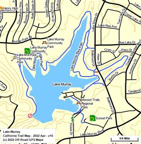 Murray Reservoir - California Trail Map