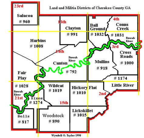 Cherokee County Georgia DISTRICT