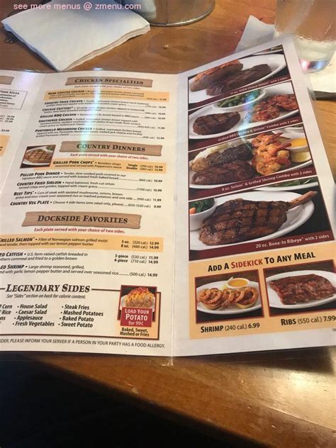 Menu at Texas Roadhouse BBQ, Countryside, Joliet Rd