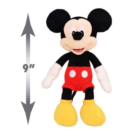 Disney Junior Mickey Mouse 9-Inch Bean Plush Mickey Mouse - Just Play ...