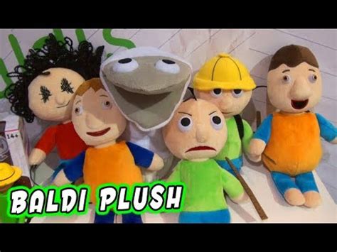 Baldi's Basics OFFICIAL PLUSH Figures Set MEGA PREVIEW!! - YouTube