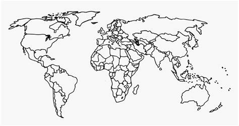 World Map Blank Outline Countries