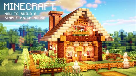 Minecraft: How to Build a Survival Simple Brick House - YouTube