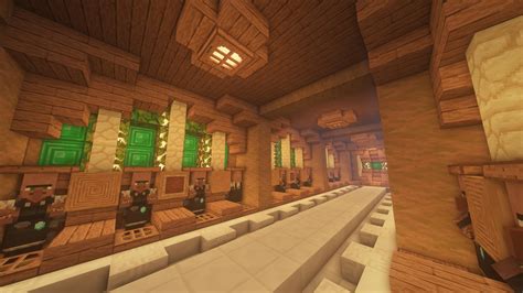 Villager trading hall design on our SMP : r/Minecraft