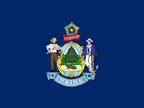 Maine State Flag