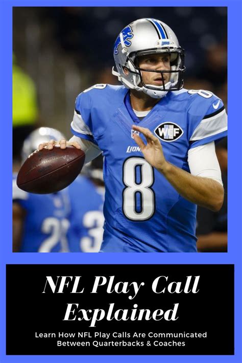 NFL Play Call Explained