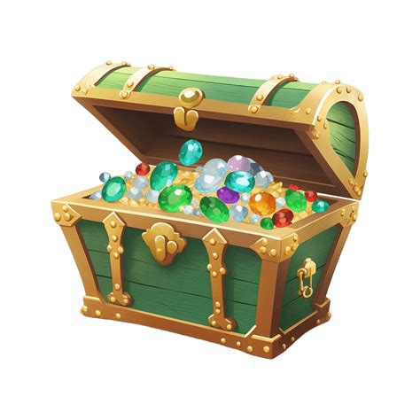 Green Treasure Chest Icon | Treasure Chest Iconpack | Icon Archive