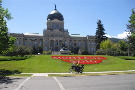 Montana Motorcycle Trips: Montana's State Capitol Building