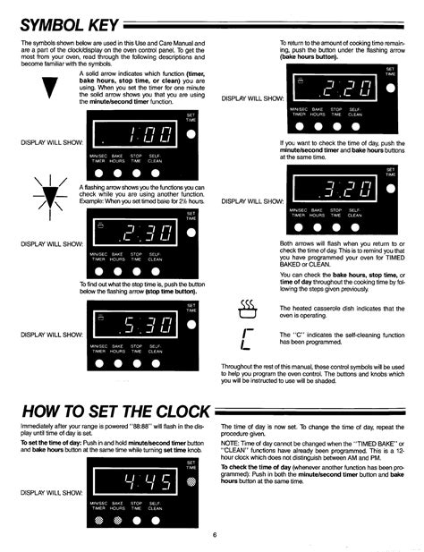 Amana Electric Stove Manual