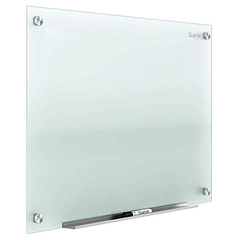 Quartet Glass Whiteboard, Non-Magnetic Dry Erase White Board, 4' x 3 ...