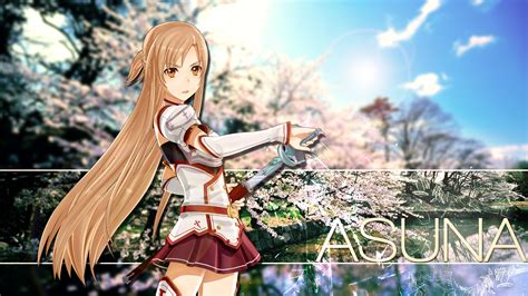 Sword Art Online Wallpaper (Asuna Yuuki) by Zyvox