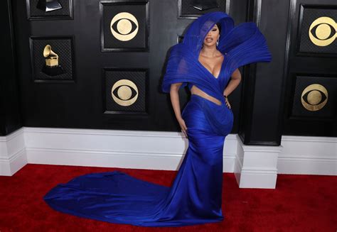 Grammys 2023: Cardi B Turns Heads in a Couture Blue Gown | Us Weekly