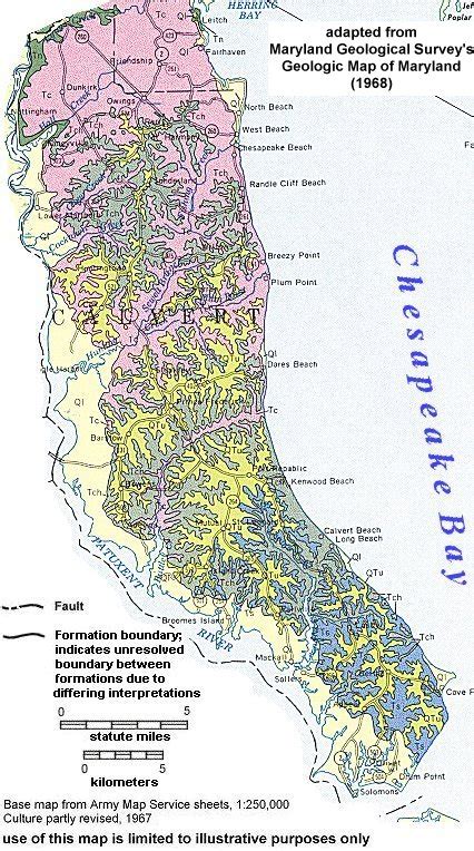 Geologic Maps of Maryland: Calvert County